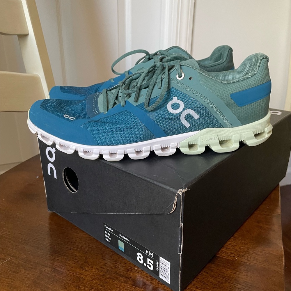 On Cloud Cloudflow Sea/Petrol Men 8.5 Women 10 Eur 42